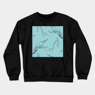 Oyster Catcher Outline Crewneck Sweatshirt